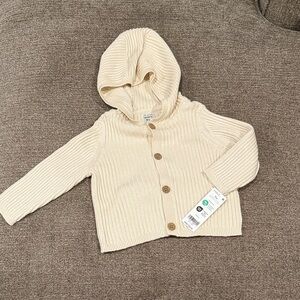 NWT Carter's Baby Cream Knit Cardigan 9m